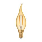 Ledvance Vintage 1906 LED E14 Candle Gold 1.5W 120lm - 824 Extra Warm White | Replaces 15W