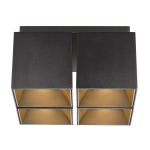 Nordlux Spot Ethan Black - Aluminium | 4x GU10 Max 35W