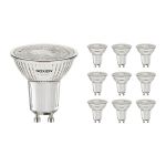 Multipack 10x Noxion PerfectColor LED Spot GU10 PAR16 4W 345lm 36D - 940 Cool White | Best Colour Rendering - Dimmable - Replaces 50W