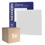Multipack 5x Noxion LED Panel Ecowhite V4.0 28W 3360lm CCT  |  600X600 UGR<22