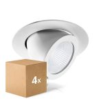 Multipack 4x Noxion LED Downlight Forza White 35W 3000lm 36D - 930 Warm White | 168mm - Best Colour Rendering