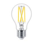 Philips Master LED E27 Pear Filament Clear 5.9W 806lm - 922-927 Dim To Warm | Best Colour Rendering - Dimmable - Replaces 60W