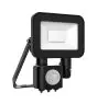 Noxion LED Floodlight Beamy G2 Black 10W 1000lm 100D - 830 Warm White | IP65 - Motion Sensor - Symmetrical