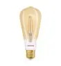 Ledvance Smart+ Zigbee E27 Edison Classic Filament Gold 6W 680lm - 825 Extra Warm White | Dimmable - Replaces 50W