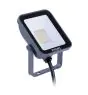 Philips LED Floodlight Ledinaire BVP154 Grey 10W 1050lm 100D - 840 Cool White | IP65 - Symmetrical