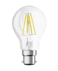 Ledvance Classic Performance LED Bulb B22d Pear Filament Clear 7W 806lm - 827 Extra Warm White | Dimmable - Replaces 60W