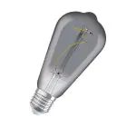 Ledvance LED Vintage 1906 E27 Edison Filament Smokey 3.4W 100lm - 818 Extra Warm White