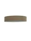 D'Lite Lunelle Ceiling Light 50cm Textile Brown | Suitable For 3x E27 