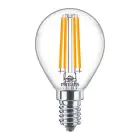 Philips Corepro LED Lustre E14 Ball Filament Clear 6.5W 806lm - 827 Extra Warm White | Replaces 60W