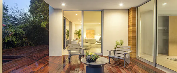 LED recessed spotlights for patio lighting